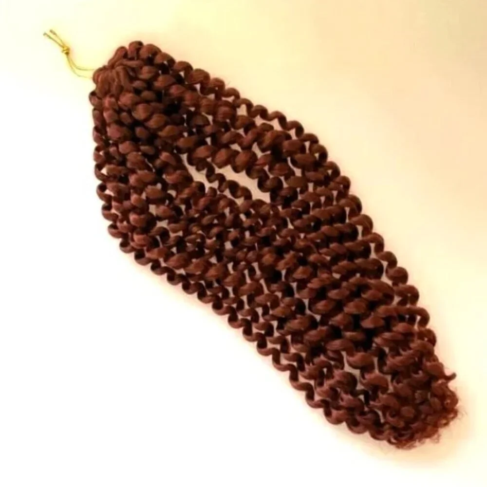 NEW (NWOT) SPRING TWIST HAIR EXTENSIONS 6 PACK 16 INCH